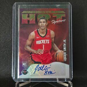Jabrai Smith Jr 2022 NBA Hoops ' Hot Signatures ' Autograph RC Insert #HSR-JSJ
